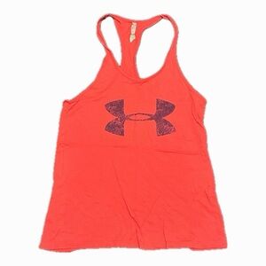 Under Armour Heat Gear Pink Racerback Tank Top XS